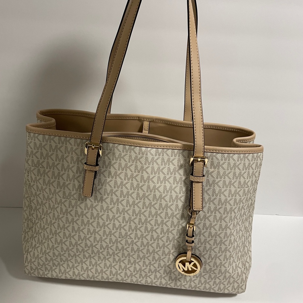 Michael Kors Monogram Beige Tote